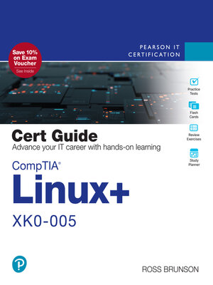 cover image of CompTIA Linux+ XK0-005 uCertify Labs Access Code Card